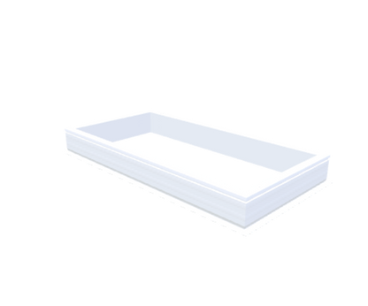PVC-Aufsatzkranz 80x170 cm - Skylux