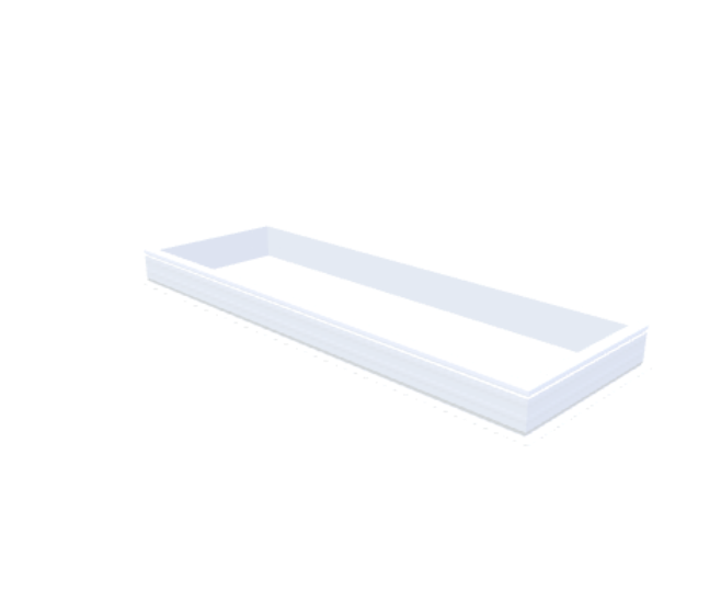 PVC-Aufsatzkranz 80x250 cm - Skylux