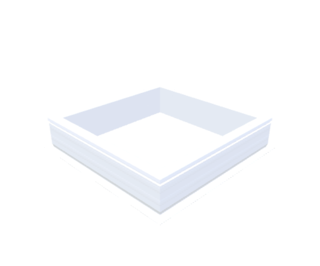 PVC-Aufsatzkranz 80x80 cm - Skylux