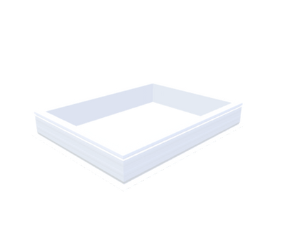 PVC-Aufsatzkranz 90x120 cm - Skylux