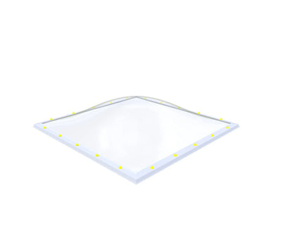 Skylux Lichtkuppel 200x200 cm