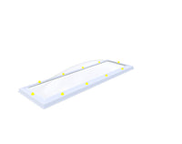 Skylux Lichtkuppel 40x160 cm