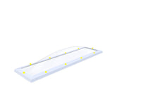 Skylux Lichtkuppel 40x190 cm