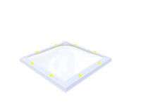 Skylux Lichtkuppel 80x80 cm