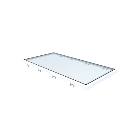 Skylux Flachdachfenster Vitria 100x200 cm