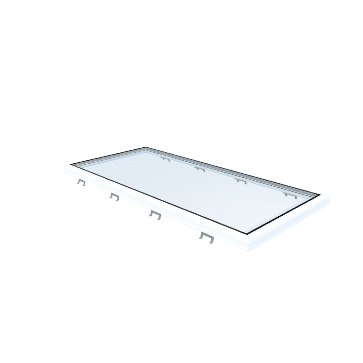 Skylux Flachdachfenster Vitria 80x180 cm