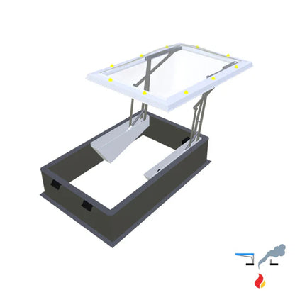 Skymax CE mit Metallaufsatzkranz 30 cm 0600 x 0900 mm