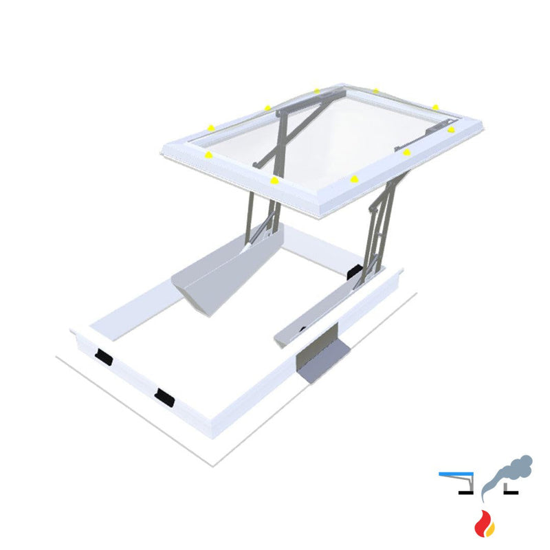Skymax CE mit PVC-Aufsatzkranz 16/00 0600 x 0900 mm