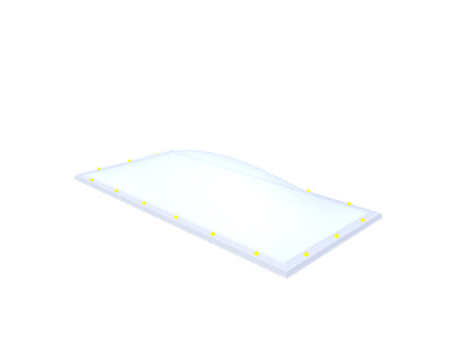 Skylux Lichtkuppel 130x280 cm