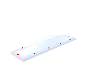 Skylux Lichtkuppel 40x190 cm