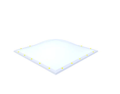 Skylux Lichtkuppel 200x200 cm