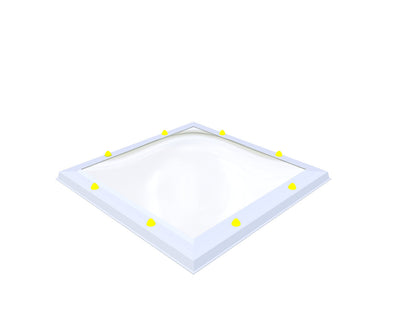 Skylux Lichtkuppel 80x80 cm