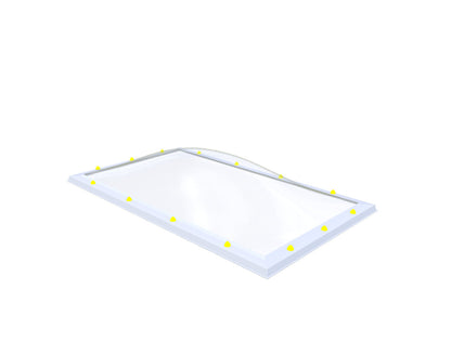 Skylux Lichtkuppel 100x180 cm