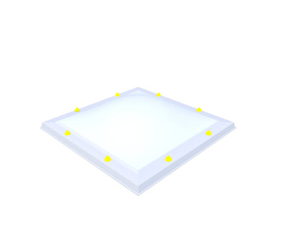 Skylux Lichtkuppel 80x80 cm