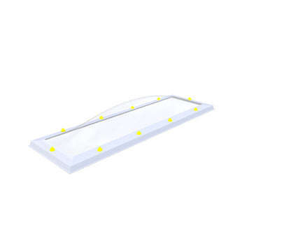 Skylux Lichtkuppel 40x160 cm