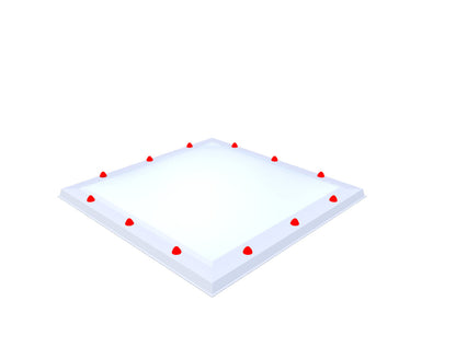 Skylux Lichtkuppel 90x90 cm