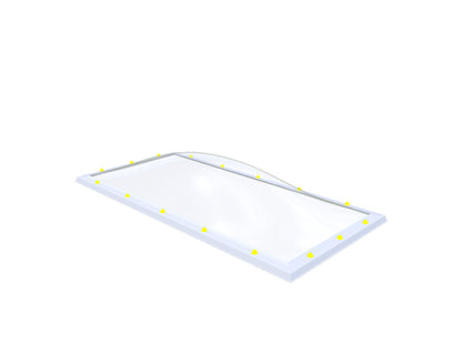 Skylux Lichtkuppel 100x220 cm
