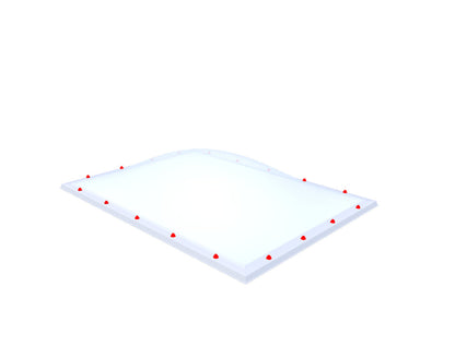 Skylux Lichtkuppel 160x220 cm