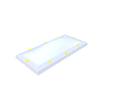 Skylux Lichtkuppel 40x100 cm