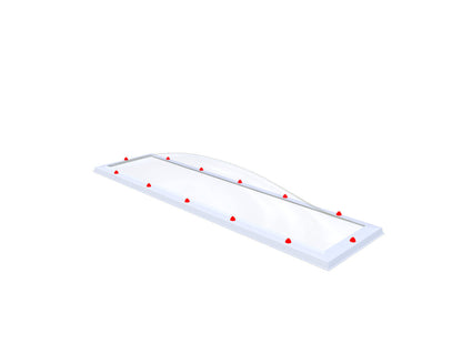 Skylux Lichtkuppel 50x230 cm