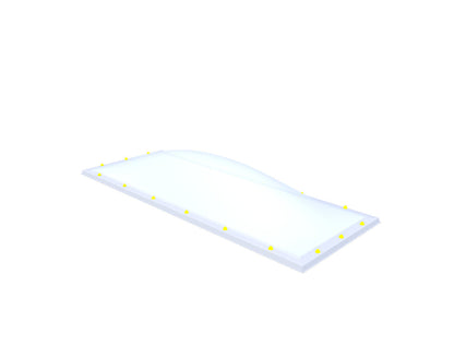Skylux Lichtkuppel 100x280 cm