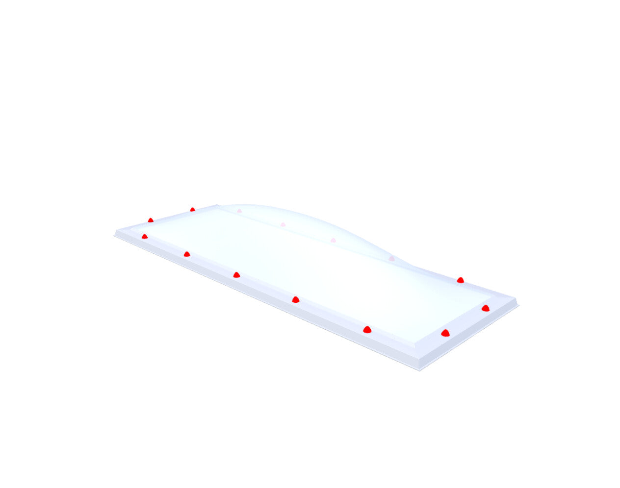 Skylux Lichtkuppel 70x220 cm