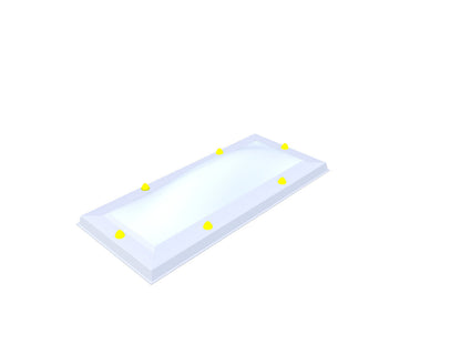 Skylux Lichtkuppel 30x90 cm