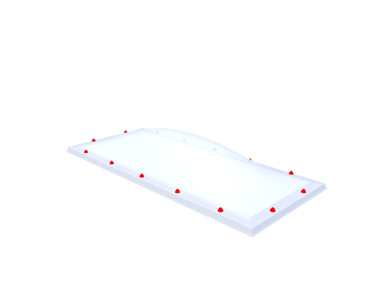 Skylux Lichtkuppel 80x200 cm