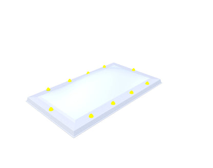Skylux Lichtkuppel 50x100 cm
