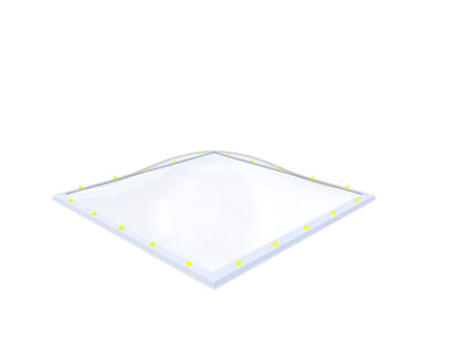 Skylux Lichtkuppel 200x200 cm