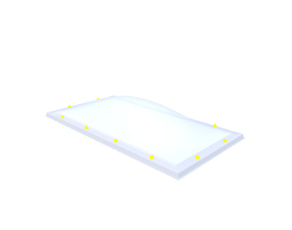 Skylux Lichtkuppel 90x180 cm