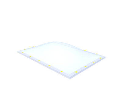 Skylux Lichtkuppel 160x230 cm