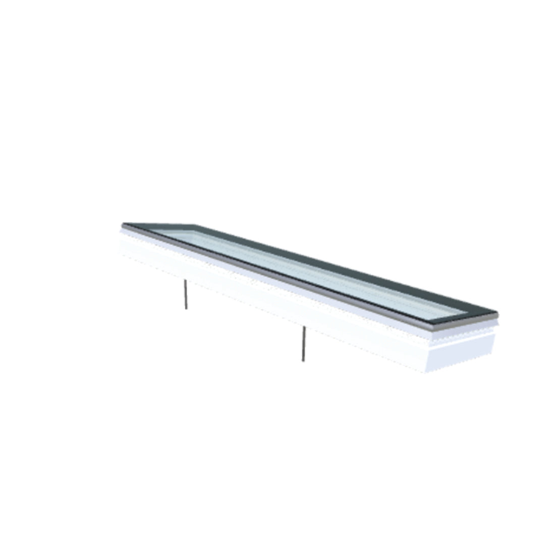 iWindow Flex 2.0 öffnendes Flachdachfenster für Renovierung 50x230 cm